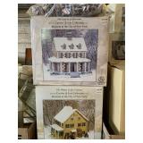 Winter village decor