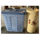 Vintage Childs hamper, Blue hamper