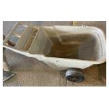 Plastic yard cart