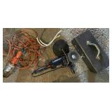 Wen speed sander, toolbox, trouble light