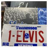 Elvis books, license plate, more