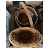(3) Longaberger baskets