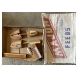Show forms, cigar boxes, feed sack