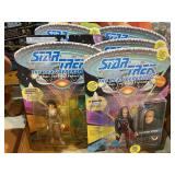 (6) Star Trek figurines