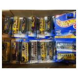 (4) Hot Wheels buses