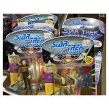 (6) Star Trek figurines