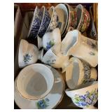 Tea cups and plates and more