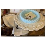 Fenton glass, bell, ashtray and more