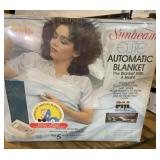 New sunbeam electric blanket