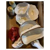 Plates, glassware