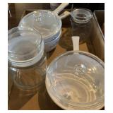 Corning ware and glass jars