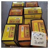 Train boxes (ALL EMPTY)