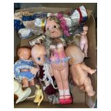 Plastic baby dolls