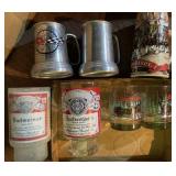 Budweiser glasses, more