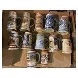 Miscellaneous beer steins