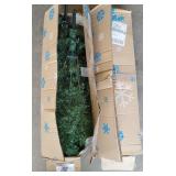 (2) Christmas trees (1 is 6' black)