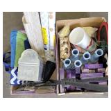 Adhesive covering, letters, vases, lunchbox, more