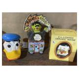 Donald duck bank, more