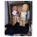 Vintage dolls, Scottie dog