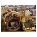 (4) Longaberger baskets