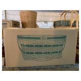 (2) Longaberger Christmas collection baskets