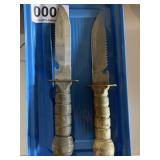 (2) Survival Knives