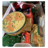 Animated Santa, ornaments, and misc Christmas