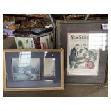 Thomas Kinkade picture and other picture frame