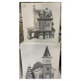 (2) village pieces
