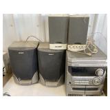 Aiwa stereo, speakers
