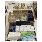 Glasses, small glassware and more
