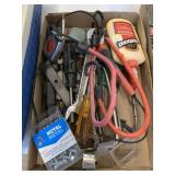 Wrenches, screwdrivers, screws, wood glue, more