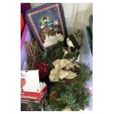 Tote of Christmas decor