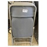 (5) padded folding chairs