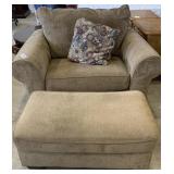 Ashley chair w/ ottoman