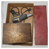 Mitutoyo depth micrometer, Tap & Die set, Heat gun