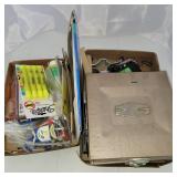 Sandpaper,  hammer, wire rope and more