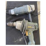 B&D Quantum Pro drill, 4 1/2' angle grinder