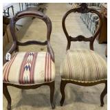 (2) upholstered chairs