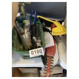 Loppers, trimmers, grass spreader, and more