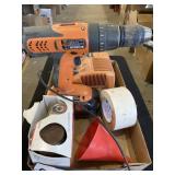 Rigid 18v. drill, Oatey handy pack