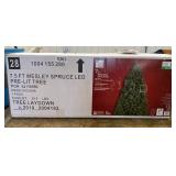 Pre-Lit Christmas tree (7.5')