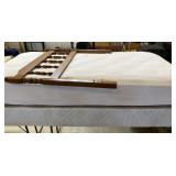 Twin mattress and bed frame