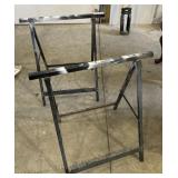 (2) metal sawhorses/ stands