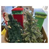 Trees, decorative boxes, more