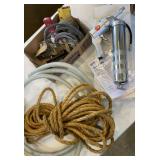 Husky New Grease Gun, rope, more