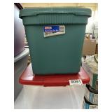 (2) Plastic totes