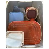 Plastic storage containers