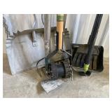 Edger, rake, hoe, more