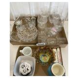 Carnival glass, stemware,Nippon and more